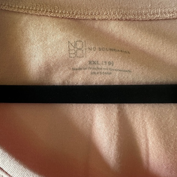 No Boundaries Soft Pink Long Sleeve Tee - Picture 3 of 4